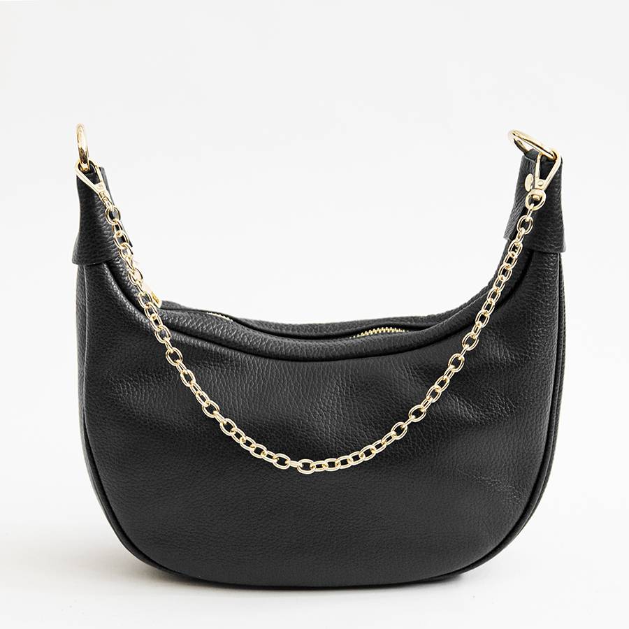 Laura Di Maggio MOON – Borsa a spalla in pelle nera