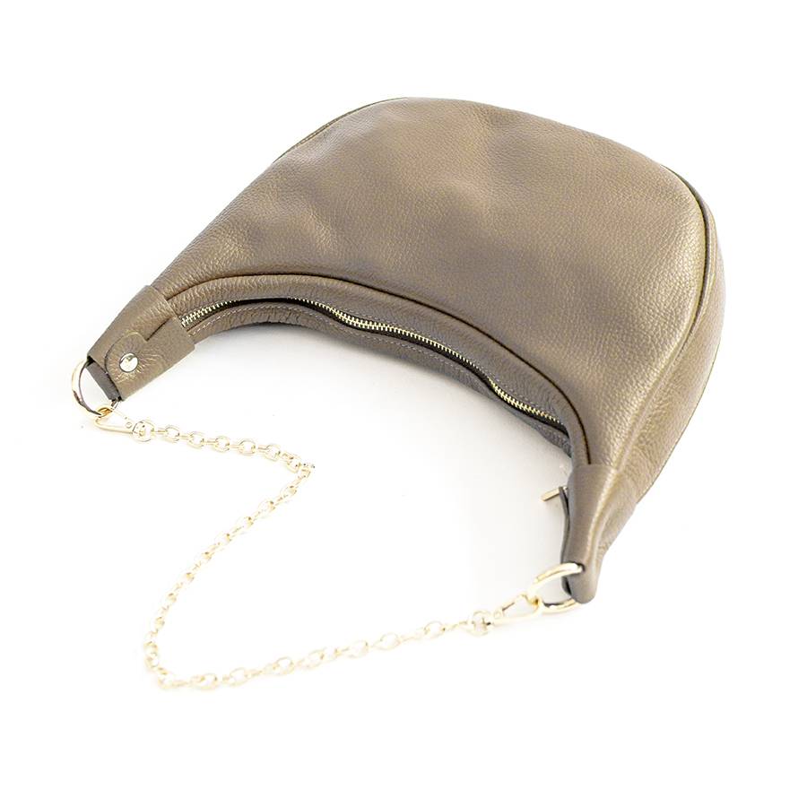 Laura Di Maggio MOON – Borsa A Spalla In Pelle Taupe