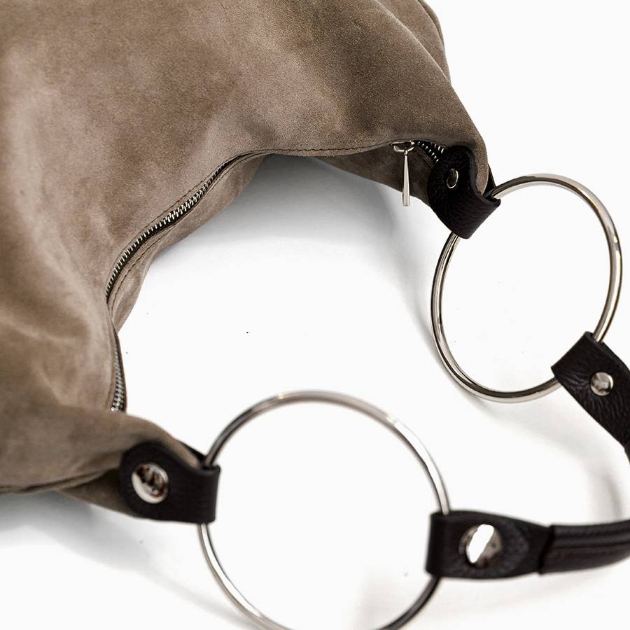 Laura Di Maggio NATALIE – Sacca In Camoscio Taupe