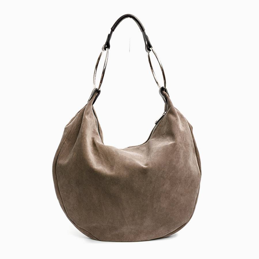 Laura Di Maggio NATALIE – Sacca in camoscio taupe