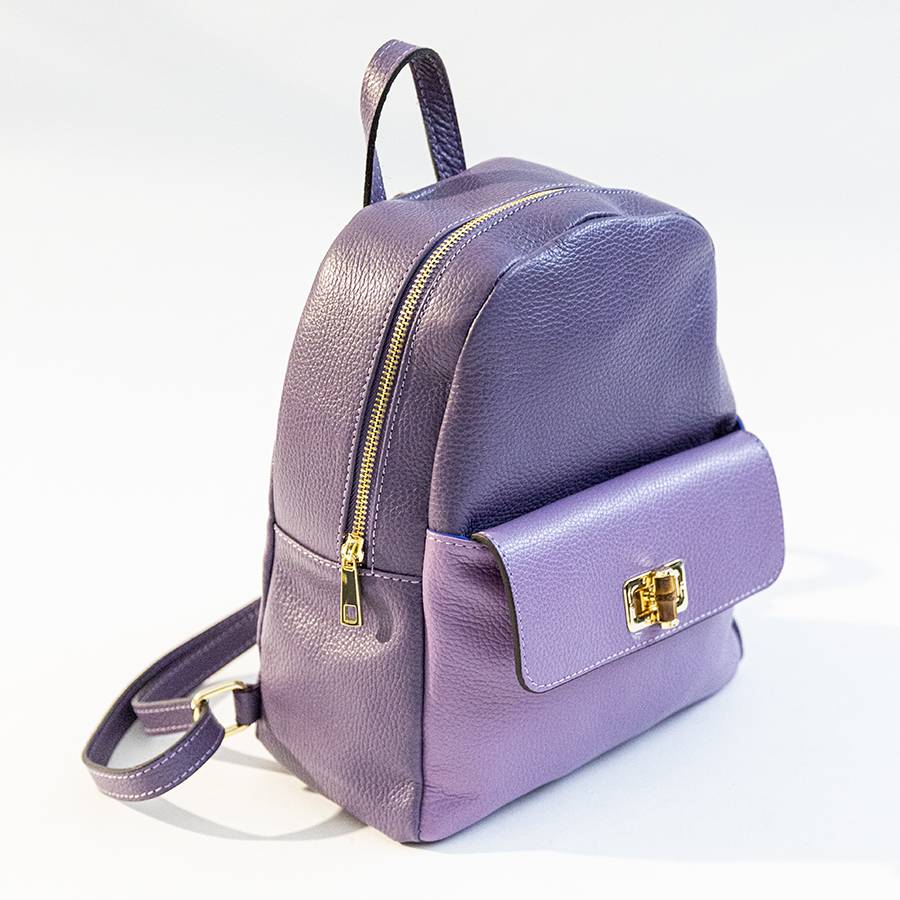 Laura Di Maggio NEMO – Zaino In Pelle Lilla & Violetto