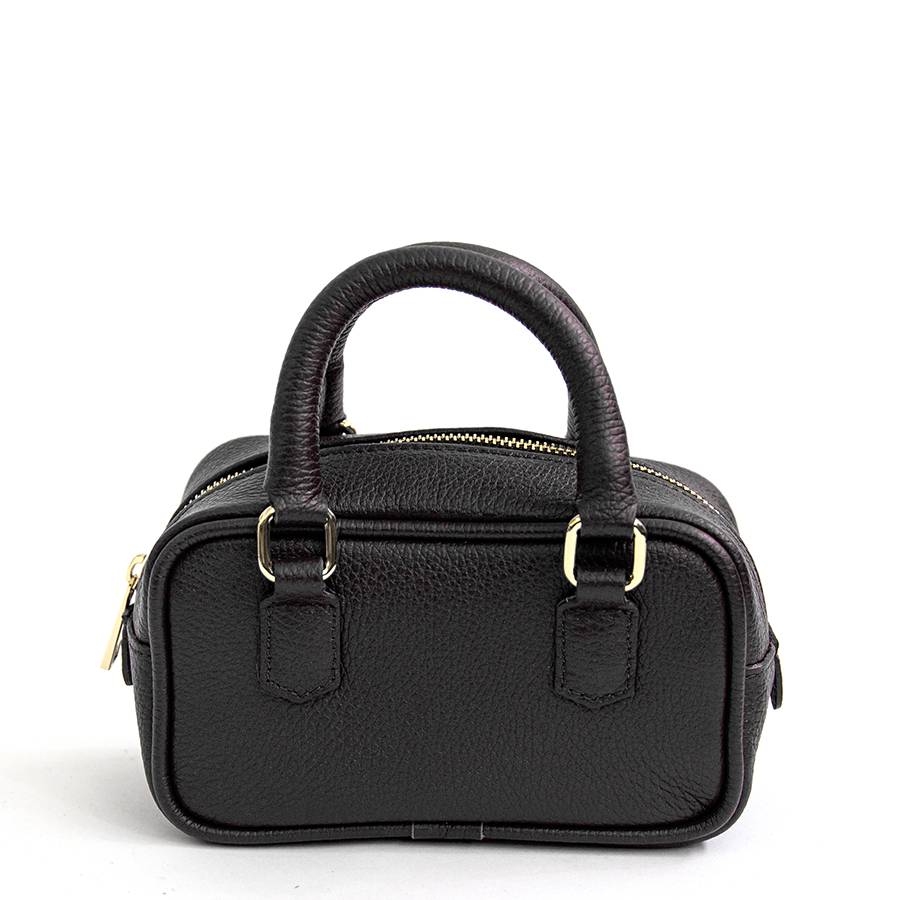 Laura Di Maggio NENA – Miny bauletto in pelle nero