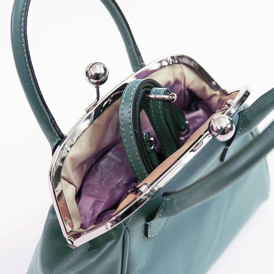 Laura Di Maggio NONNA – Borsa A Clutch In Nappa Avio