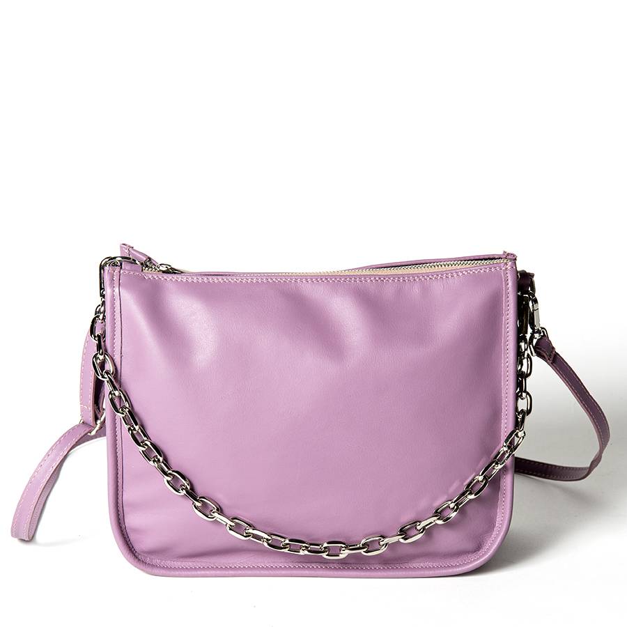 Laura Di Maggio POLLY – Postina in pelle nappa malva