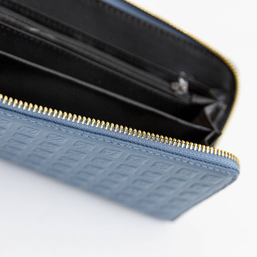 Laura Di Maggio PORTAFOGLIO Grande In Pelle Avio