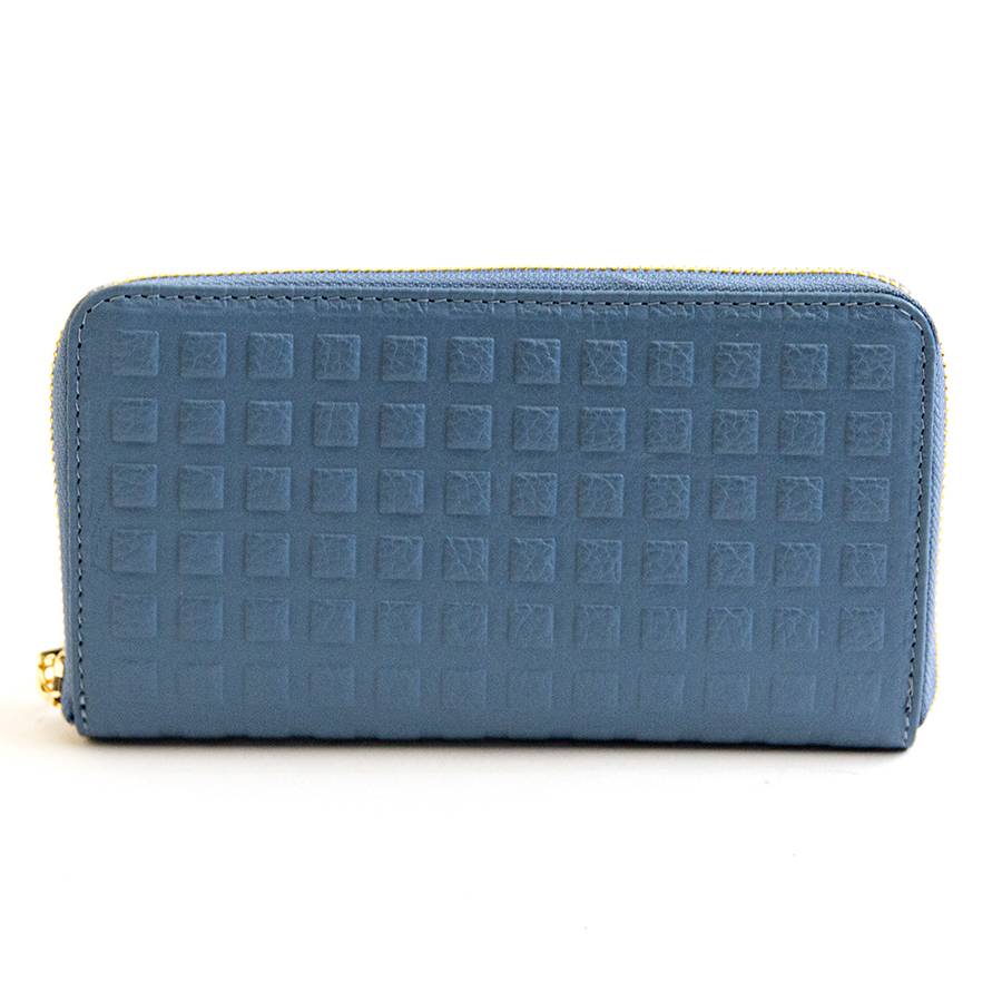 Laura Di Maggio PORTAFOGLIO Grande in pelle avio