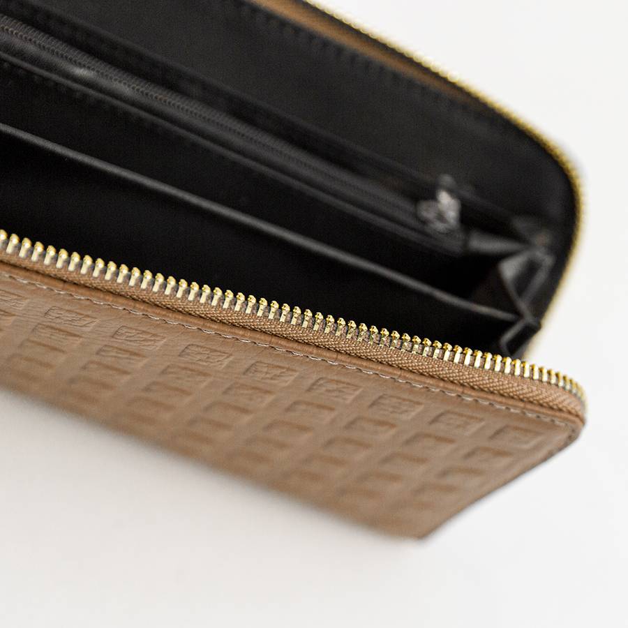 Laura Di Maggio PORTAFOGLIO Grande In Pelle Cuoio