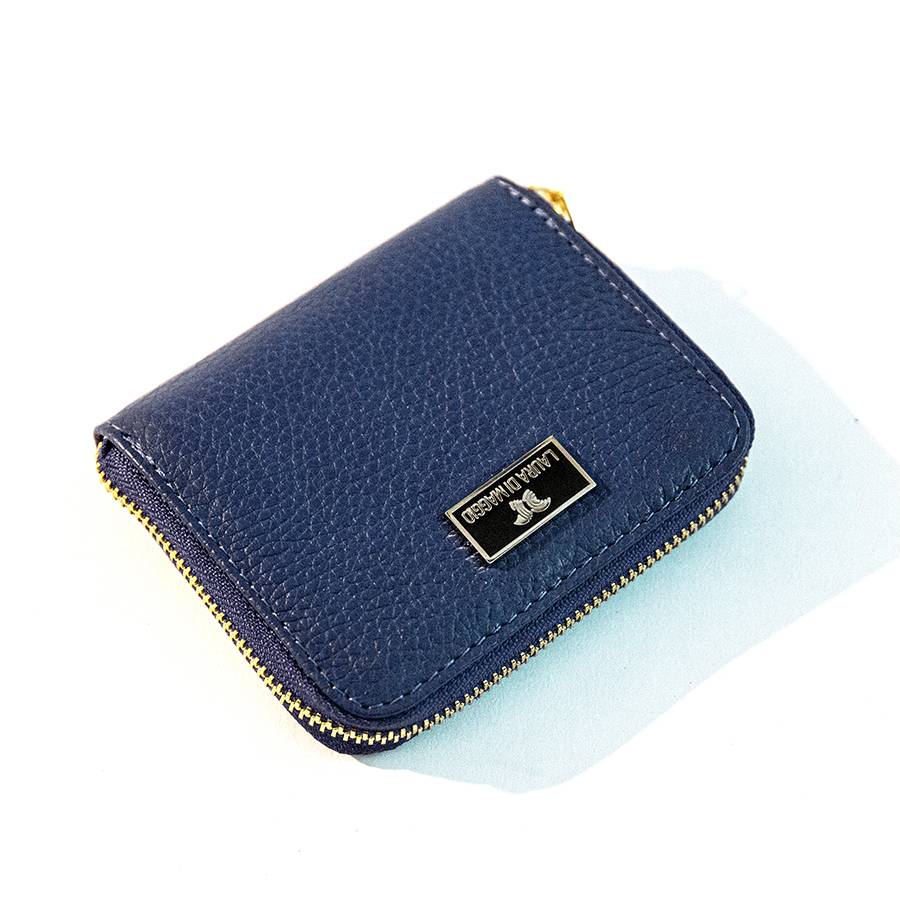 Laura Di Maggio PORTAFOGLIO Mini In Pelle Blu