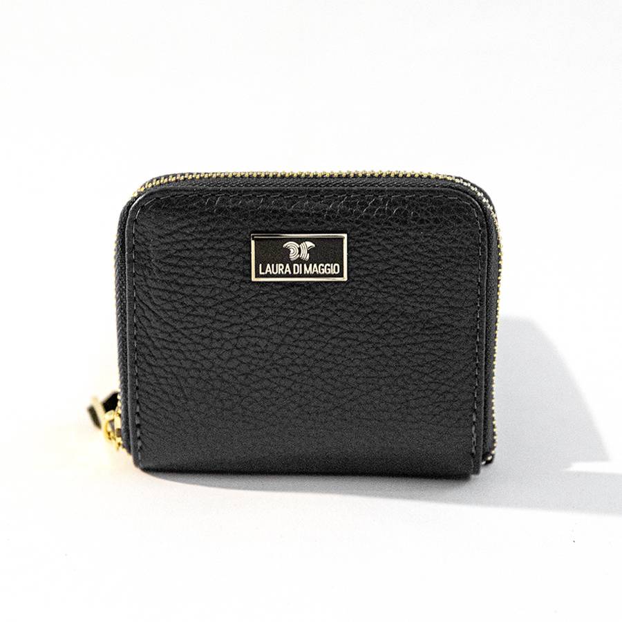 Laura Di Maggio PORTAFOGLIO Mini in pelle nero