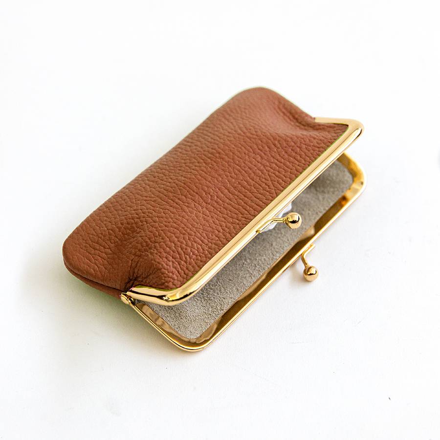 Laura Di Maggio PORTAMONETE In Pelle Cuoio