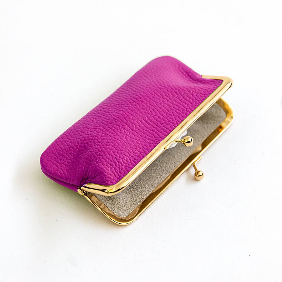 Laura Di Maggio PORTAMONETE In Pelle Fuxia