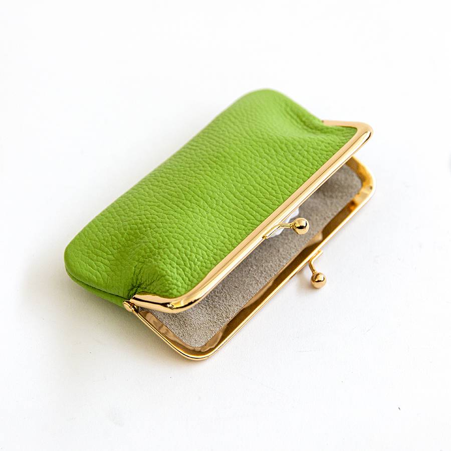 Laura Di Maggio PORTAMONETE In Pelle Verde Mela