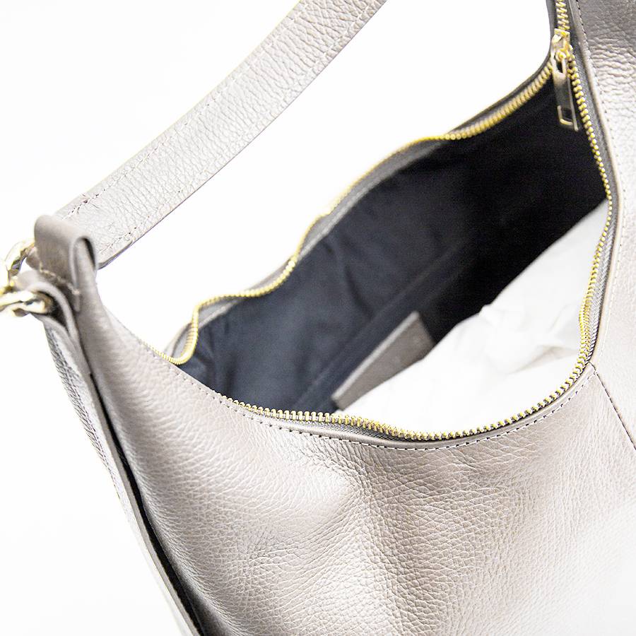 Laura Di Maggio SIDNEY – Sacca In Pelle Panna