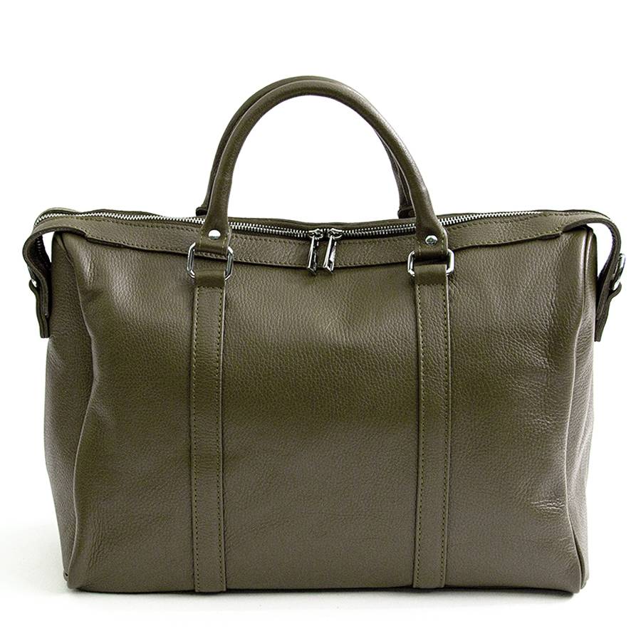 Laura Di Maggio TRAVEL – Borsone in pelle oliva