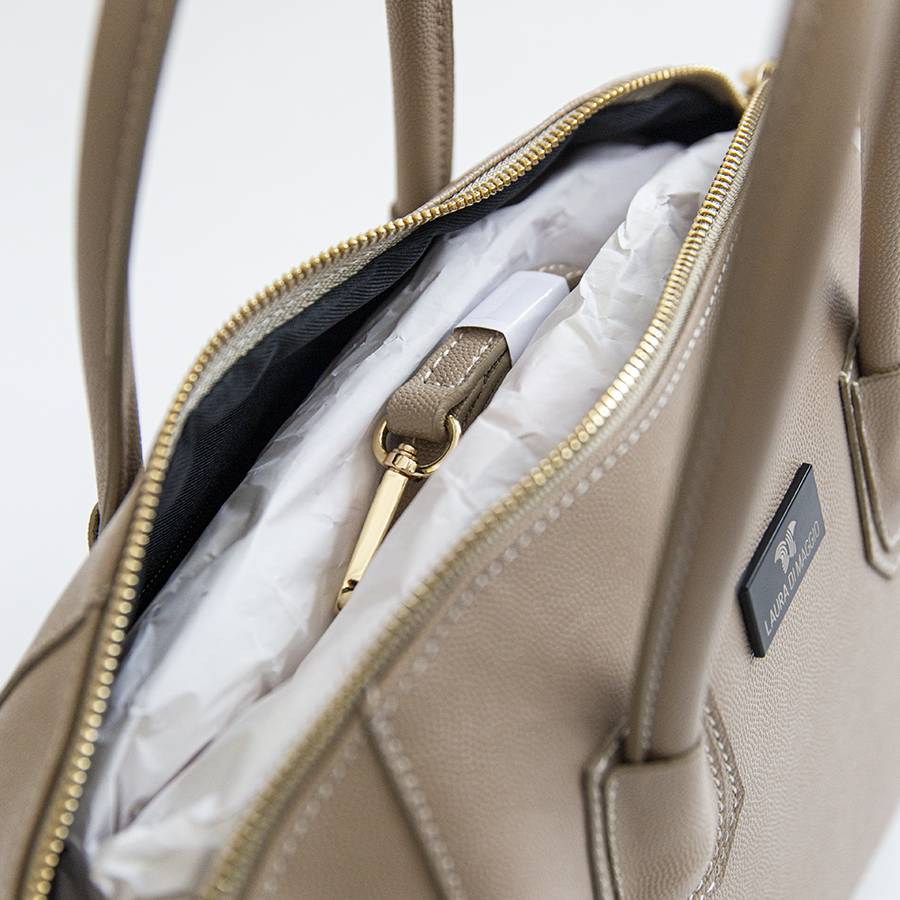 Laura Di Maggio ZAIRA – Bauletto In Palmellato Beige