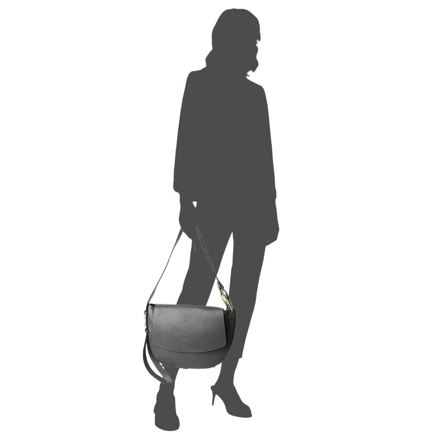 Laura Di Maggio ZELDA – Borsa A Spalla In Pelle Nera