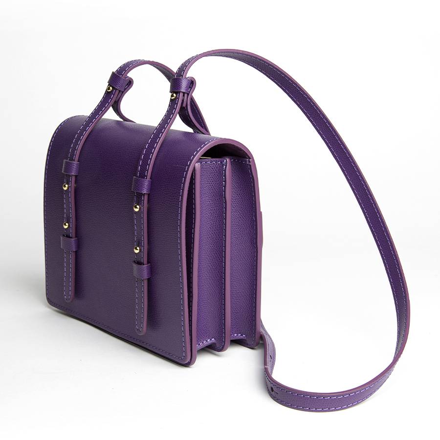 Laura Di Maggio LEA – Postina In Pelle Saffiano Viola