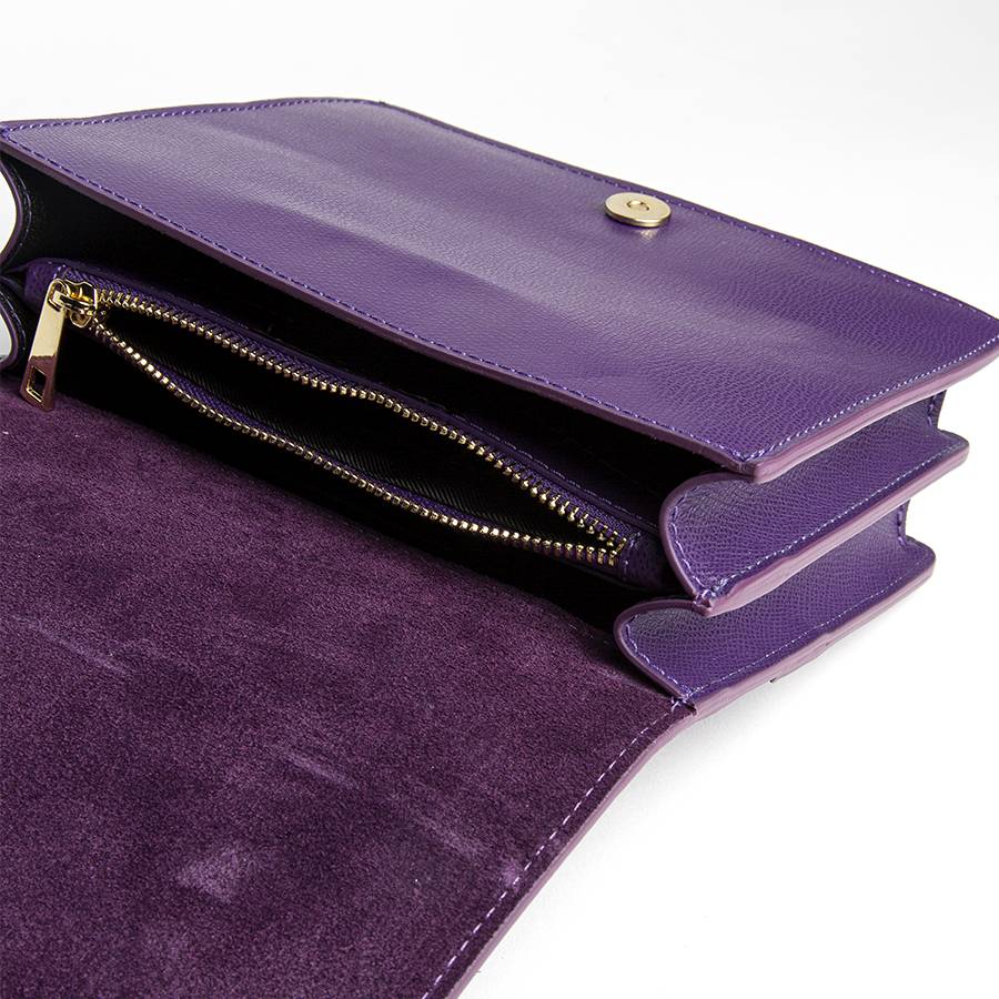 Laura Di Maggio LEA – Postina In Pelle Saffiano Viola