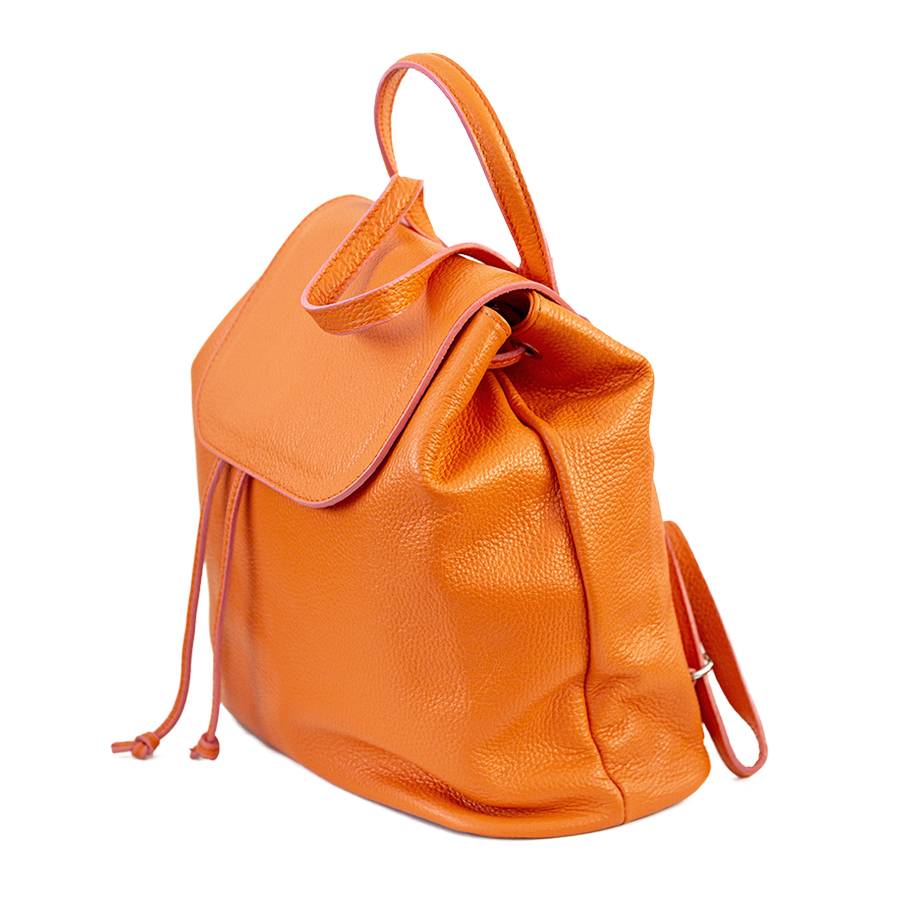 Laura Di Maggio LEIDA – Zaino In Pelle Dollaro Arancio
