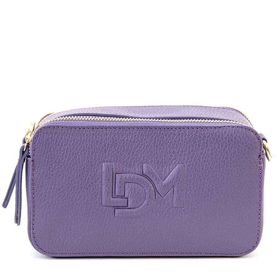 Laura Di Maggio LOIS MINY – Saponetta in pelle dollaro stampata lilla