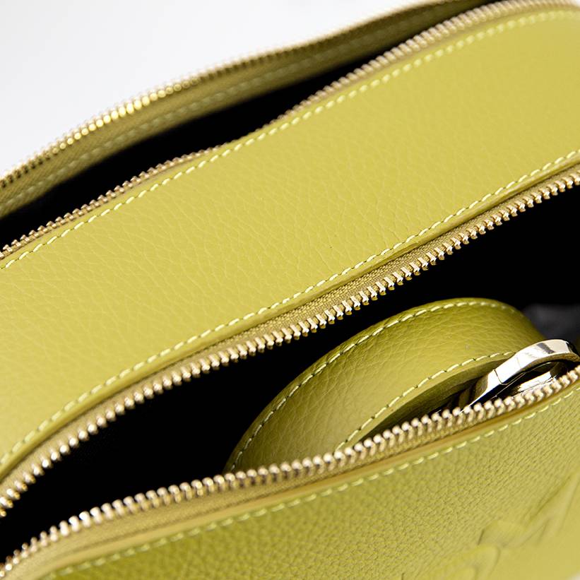 Laura Di Maggio LOIS – Saponetta In Pelle Dollaro Stampata Lime