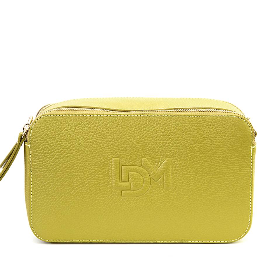 Laura Di Maggio LOIS – Saponetta in pelle dollaro stampata lime