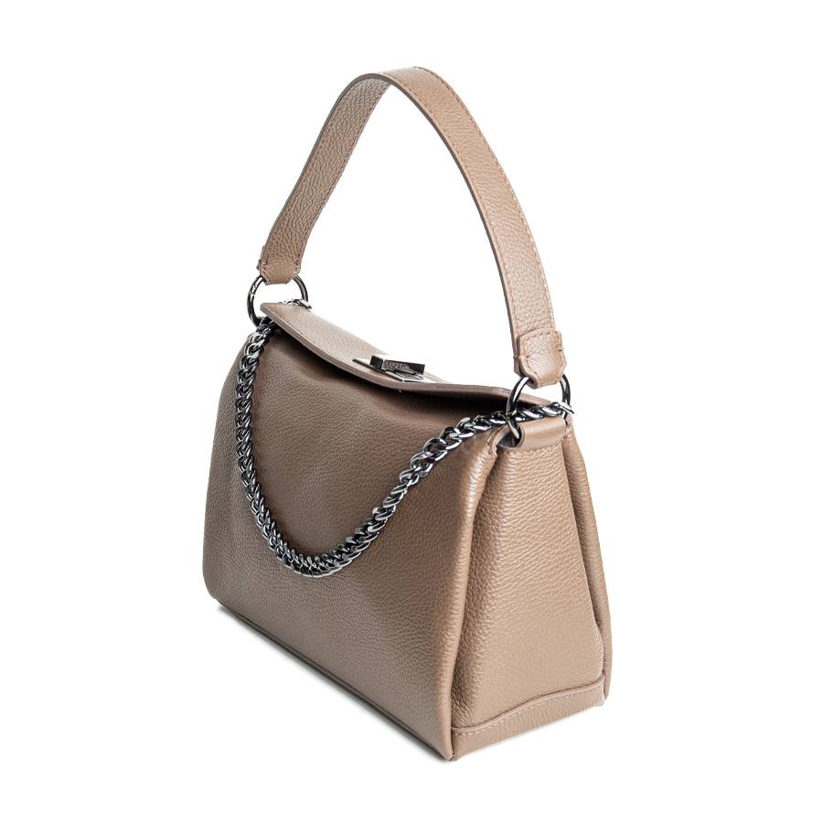 Laura Di Maggio LOLA – Borsa In Pelle Dollaro Cioccolato