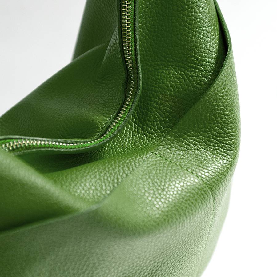 Laura Di Maggio LOREN – Sacca Con Tasche In Pelle Verde Aloe