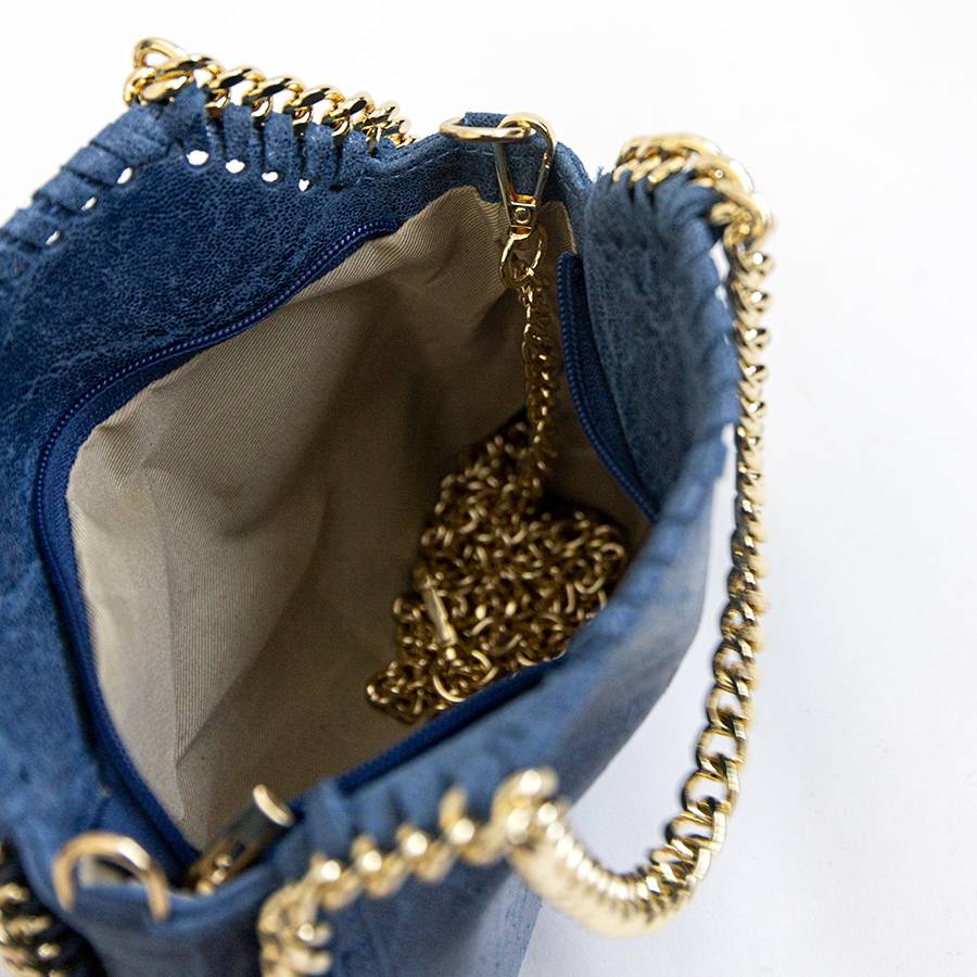 Laura Di Maggio LUMI – Borsa Con Catene In Pelle Vintage Blu