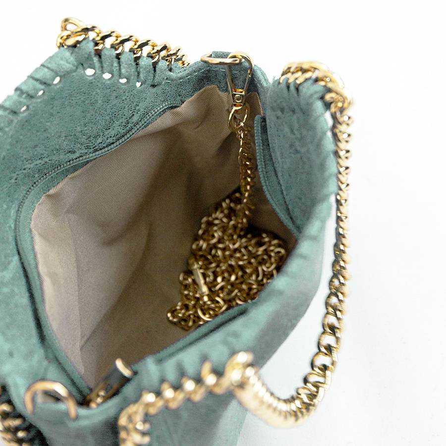 Laura Di Maggio LUMI – Borsa Con Catene In Pelle Vintage Menta
