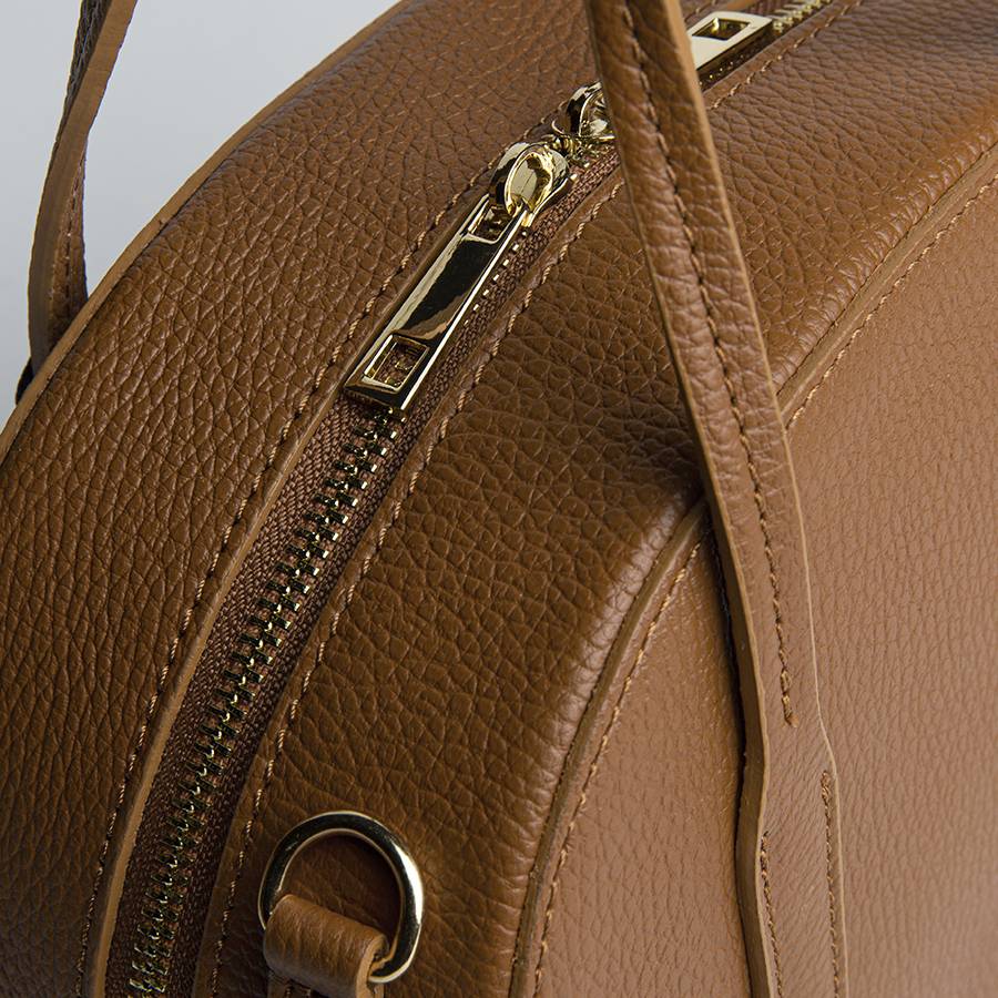 Laura Di Maggio LUNA – Bauletto In Pelle Dollaro Cuoio