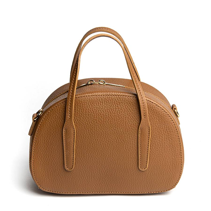 Laura Di Maggio LUNA – Bauletto in pelle dollaro cuoio