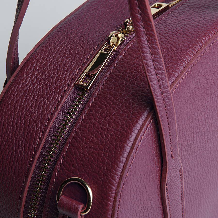 Laura Di Maggio LUNA – Bauletto In Pelle Dollaro Vinaccia