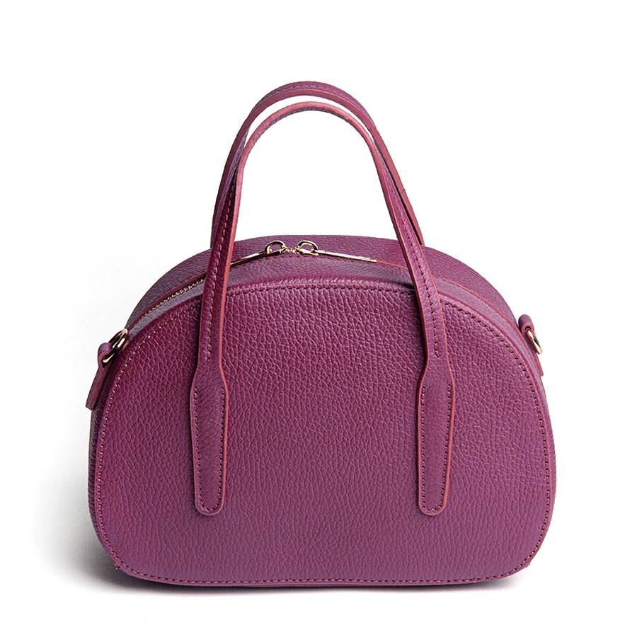 Laura Di Maggio LUNA – Bauletto in pelle dollaro vinaccia