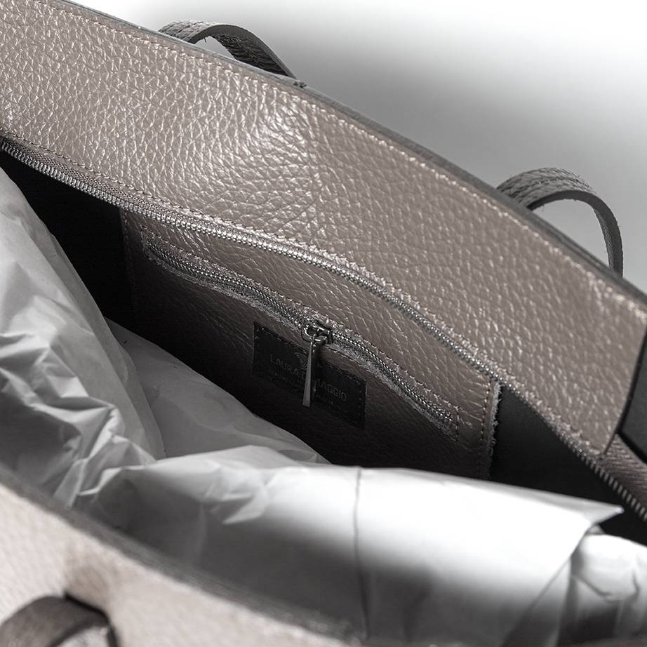 Laura Di Maggio MARGÒ – Shopper In Pelle Dollaro Taupe