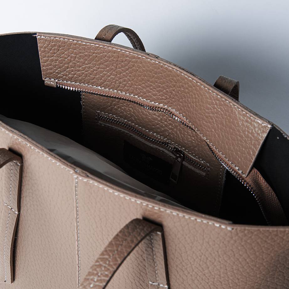 Laura Di Maggio MARGÒ Small – Shopper In Pelle Dollaro Color Bruciato