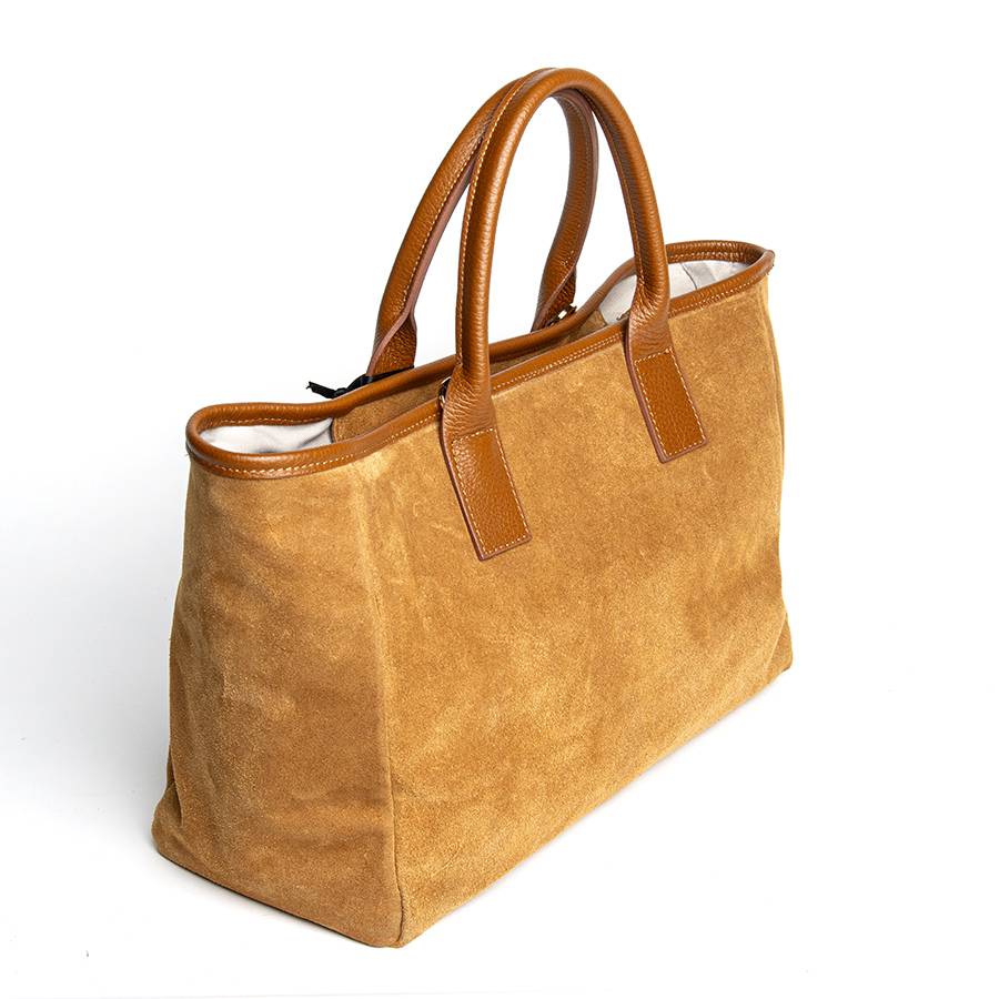 Laura Di Maggio MILANO – Borsa In Pelle E Camoscio Cuoio