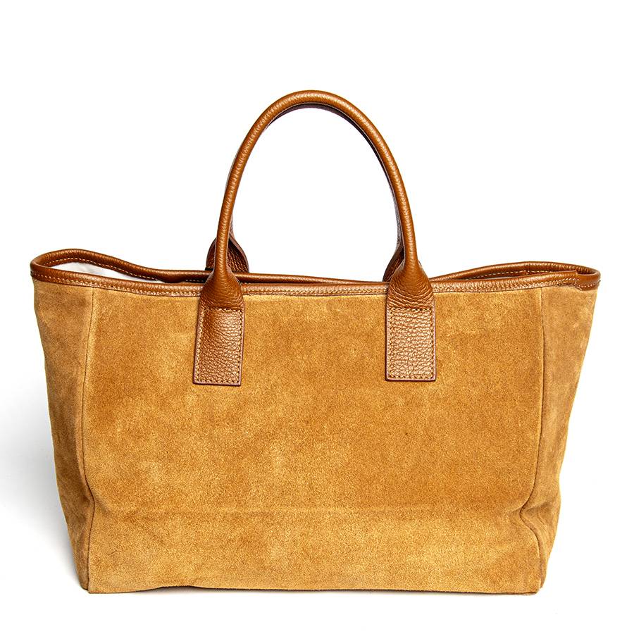 Laura Di Maggio MILANO – Borsa in pelle e camoscio cuoio