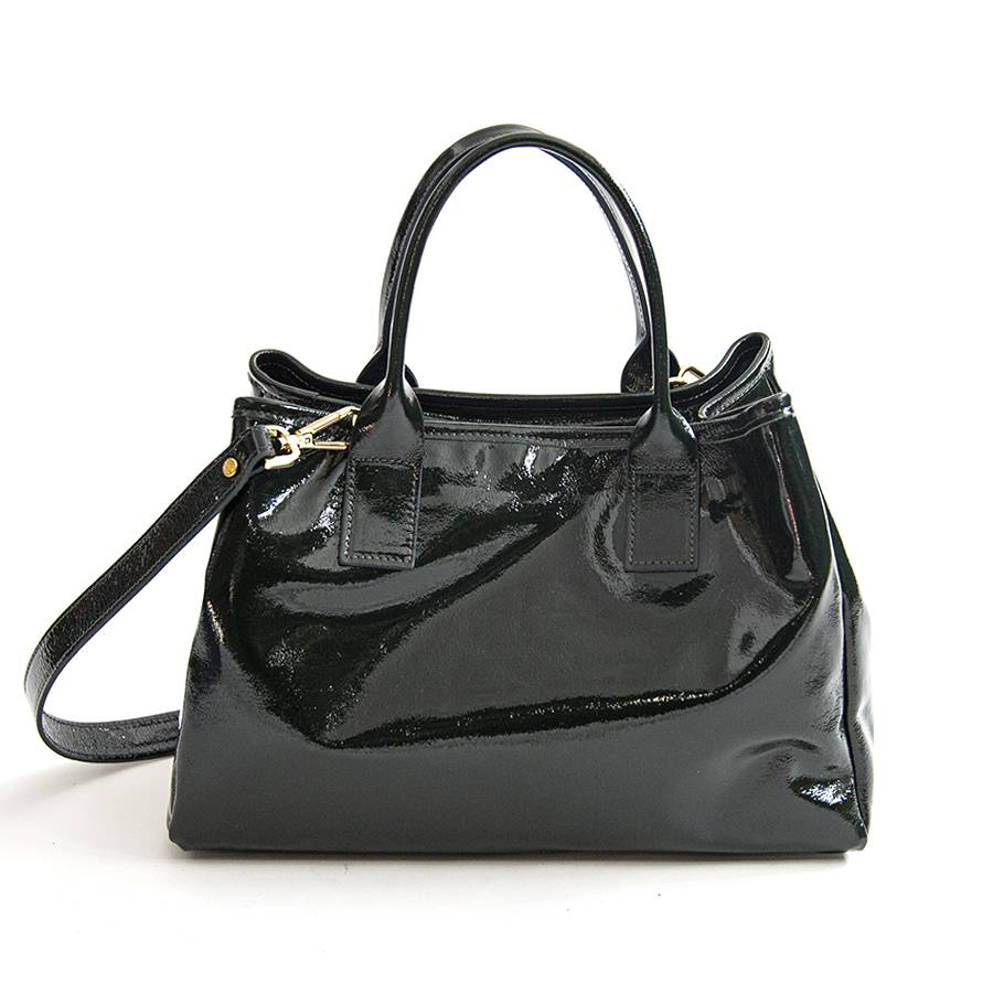 Laura Di Maggio MILANO VERNICE – Borsa In Pelle Verniciata Verdone