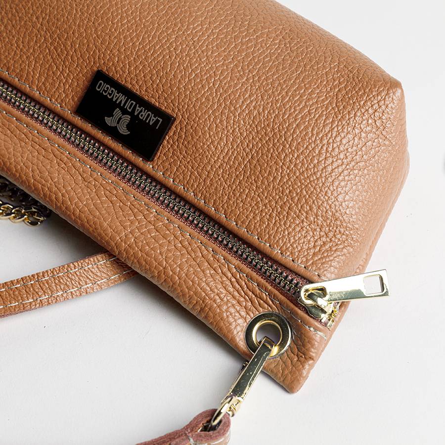 Laura Di Maggio MILLI – Bustina In Pelle Dollaro Cuoio