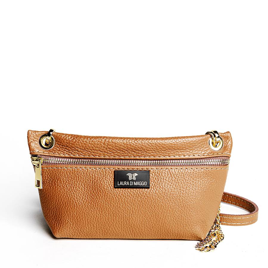 Laura Di Maggio MILLI – Bustina in pelle dollaro cuoio