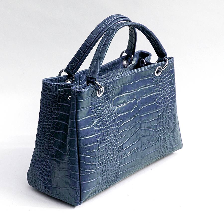 Laura Di Maggio MISTY – Bauletto In Pelle Stampa Cocco Avio