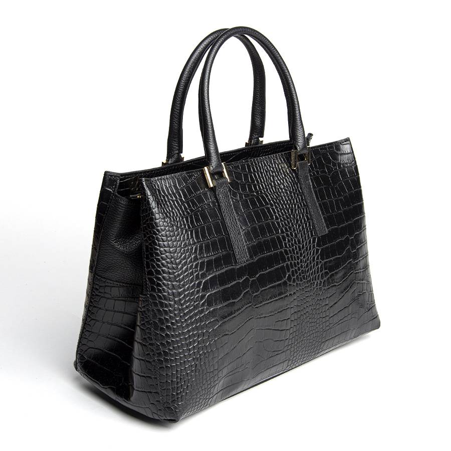 Laura Di Maggio MONICA – Bauletto A Mano Stampa Cocco