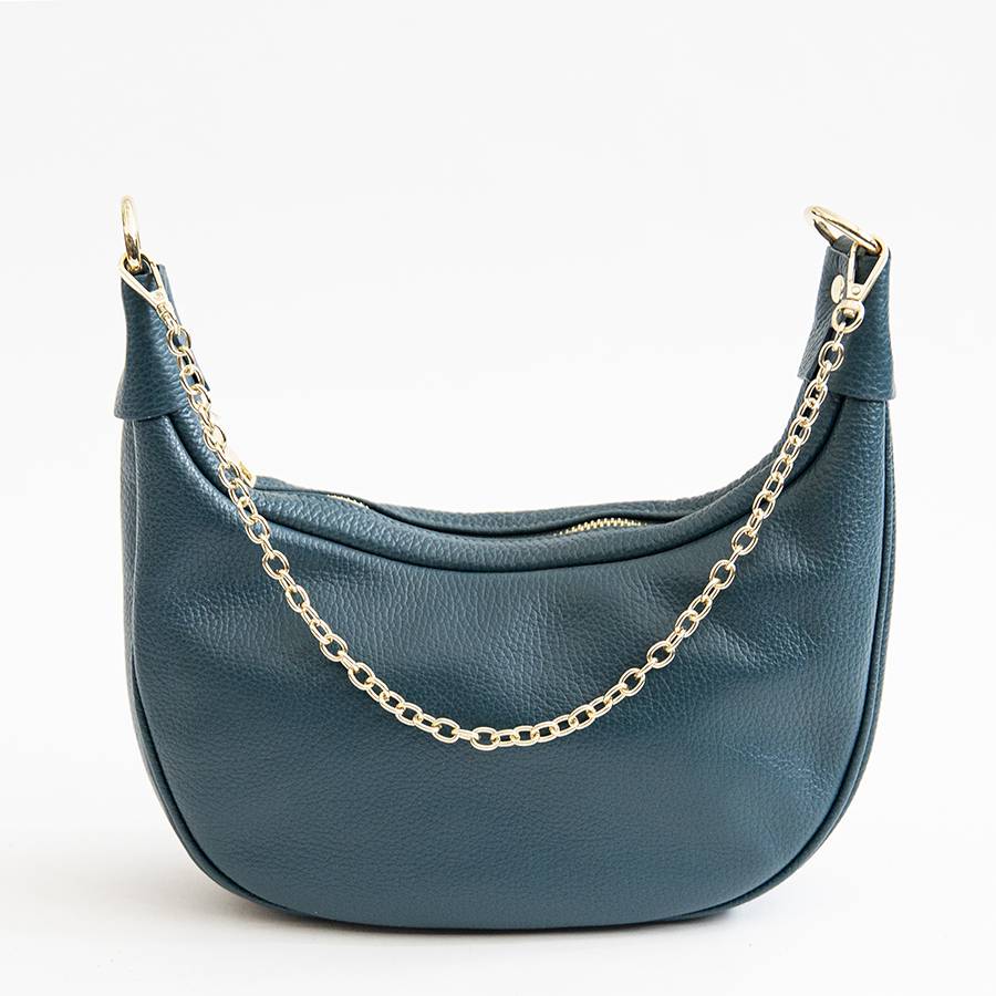 Laura Di Maggio MOON – Borsa a spalla in pelle petrolio