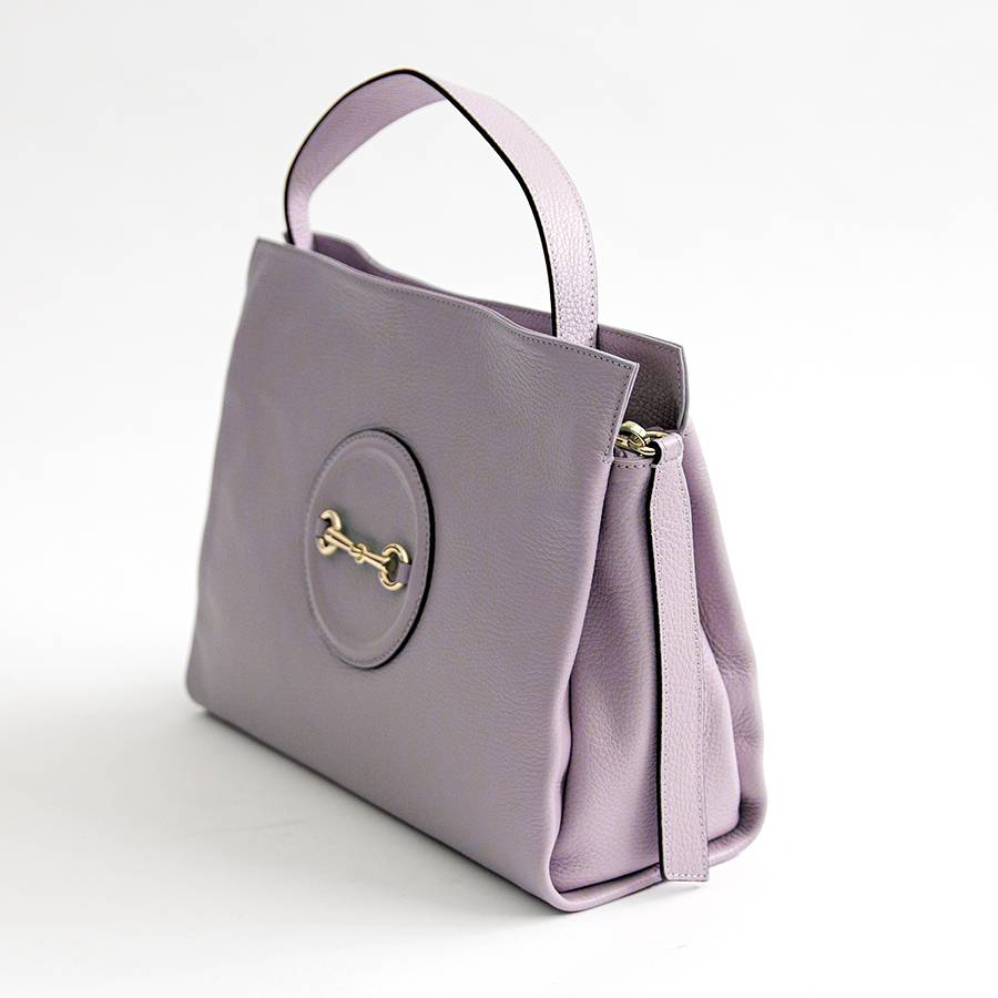 Laura Di Maggio NAIA – Borsa Con Morsetto In Pelle Lilla