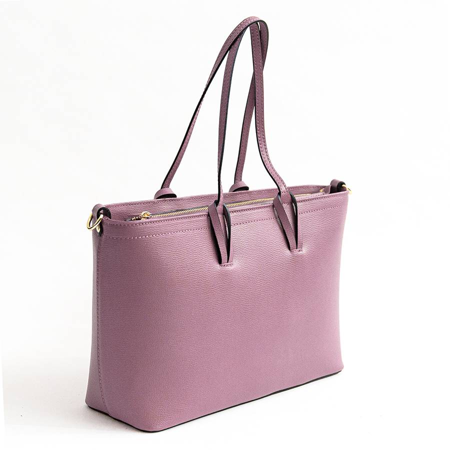 Laura Di Maggio NIKITA – Shopping In Pelle Saffiano Malva