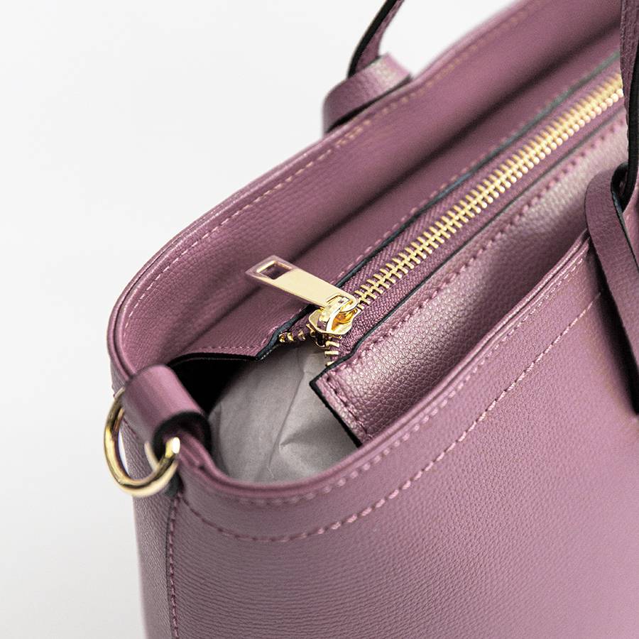 Laura Di Maggio NIKITA – Shopping In Pelle Saffiano Malva