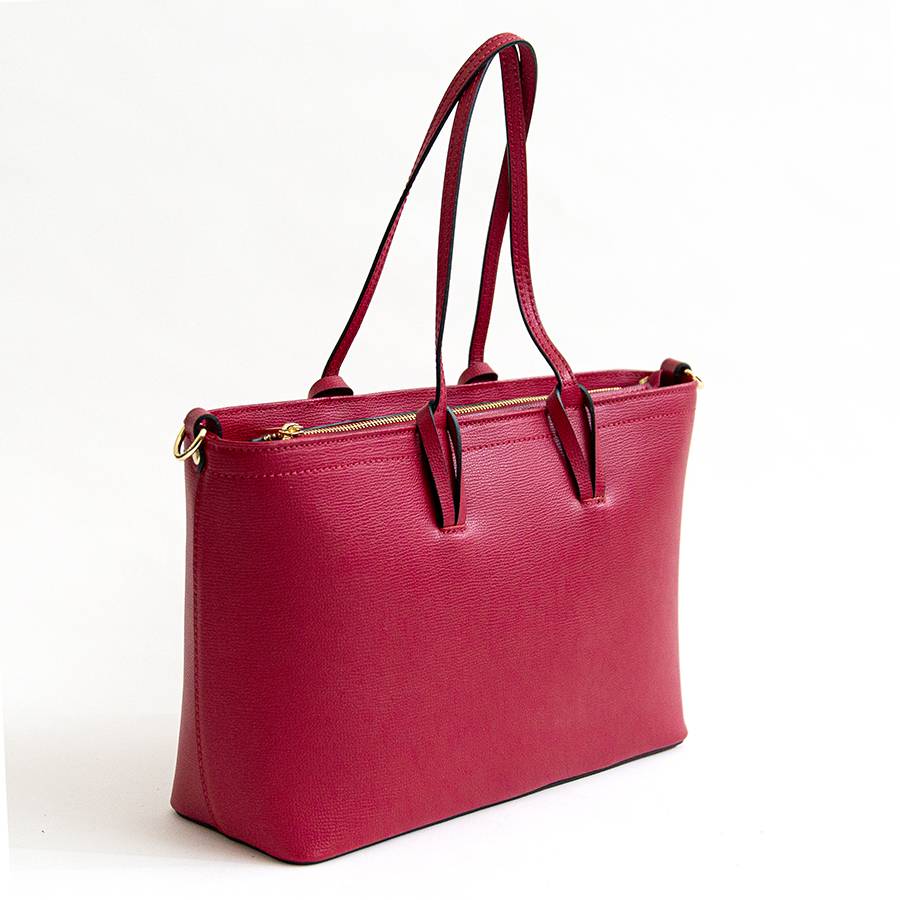 Laura Di Maggio NIKITA – Shopping In Pelle Saffiano Rubino