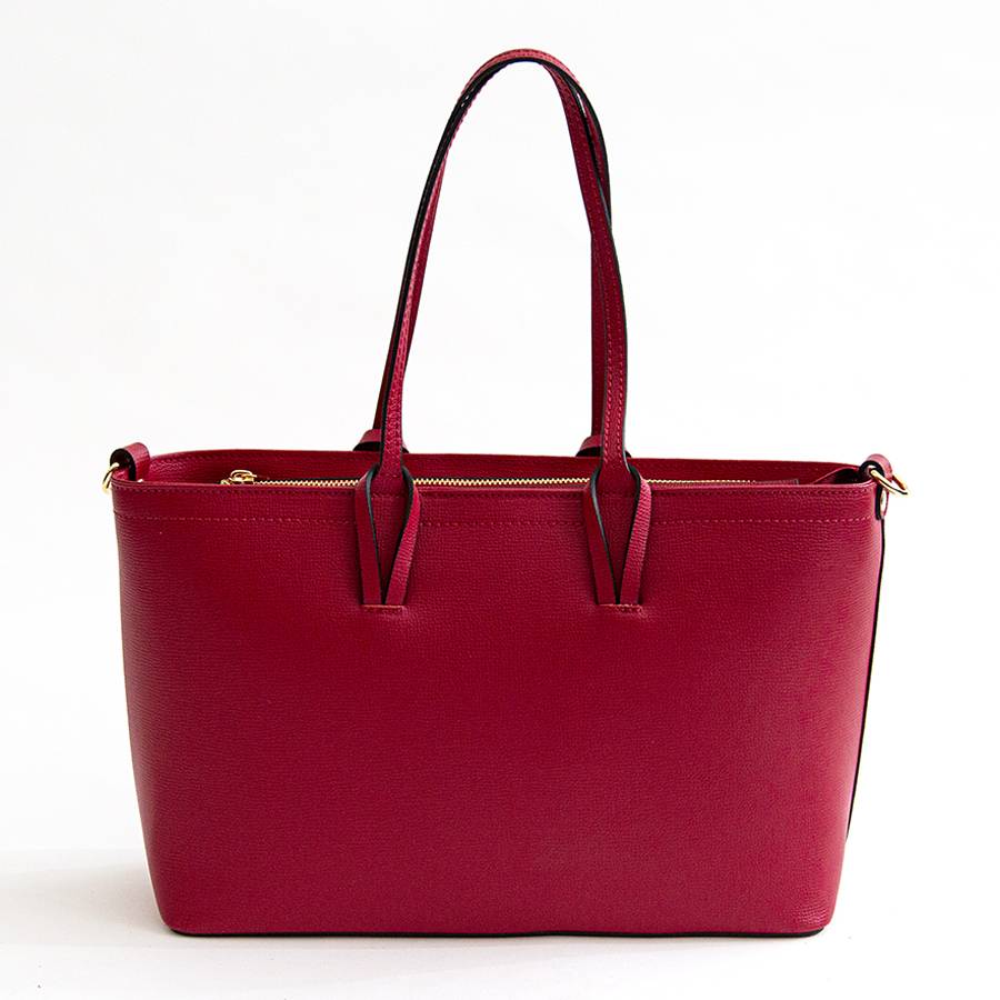 Laura Di Maggio NIKITA – Shopping in pelle saffiano rubino