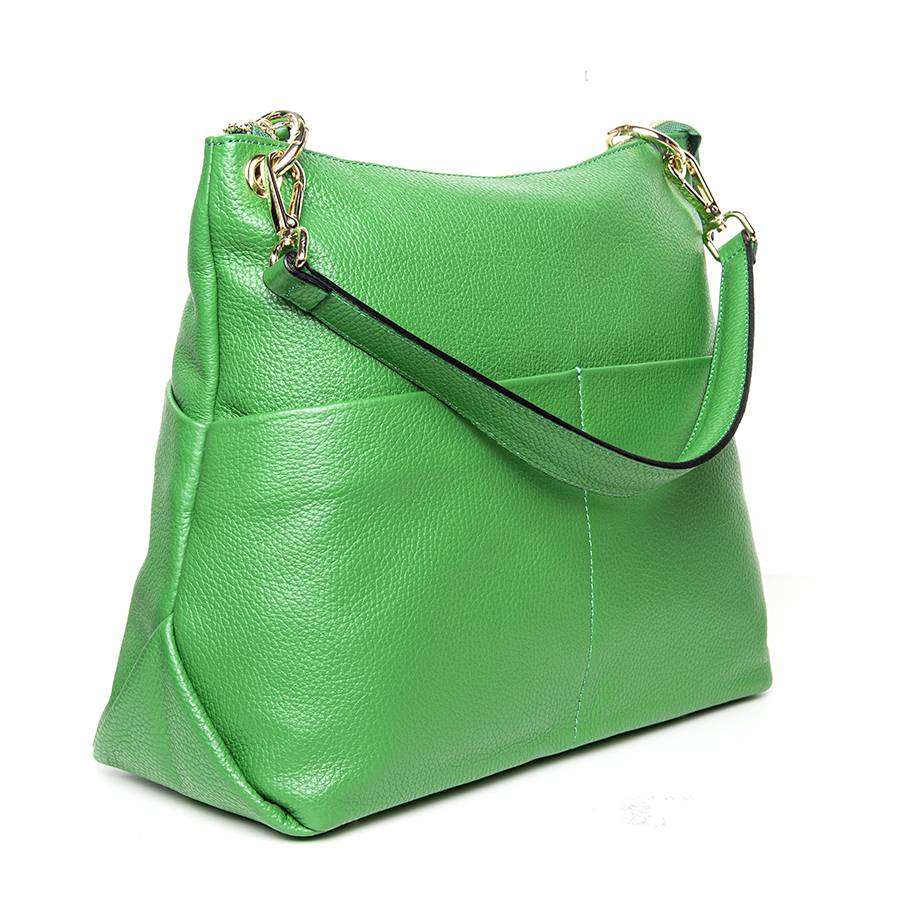 Laura Di Maggio NINA – Borsa A Spalla In Pelle Dollaro Verde